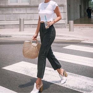 Style Addict Striped Bette Pants